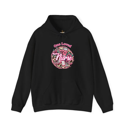 Nurse Valentine's Day Hooded Sweatshirt