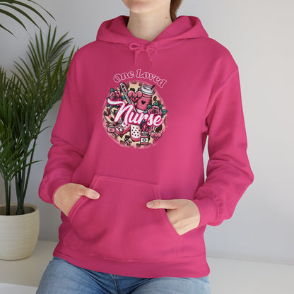 Nurse Valentine's Day Hooded Sweatshirt