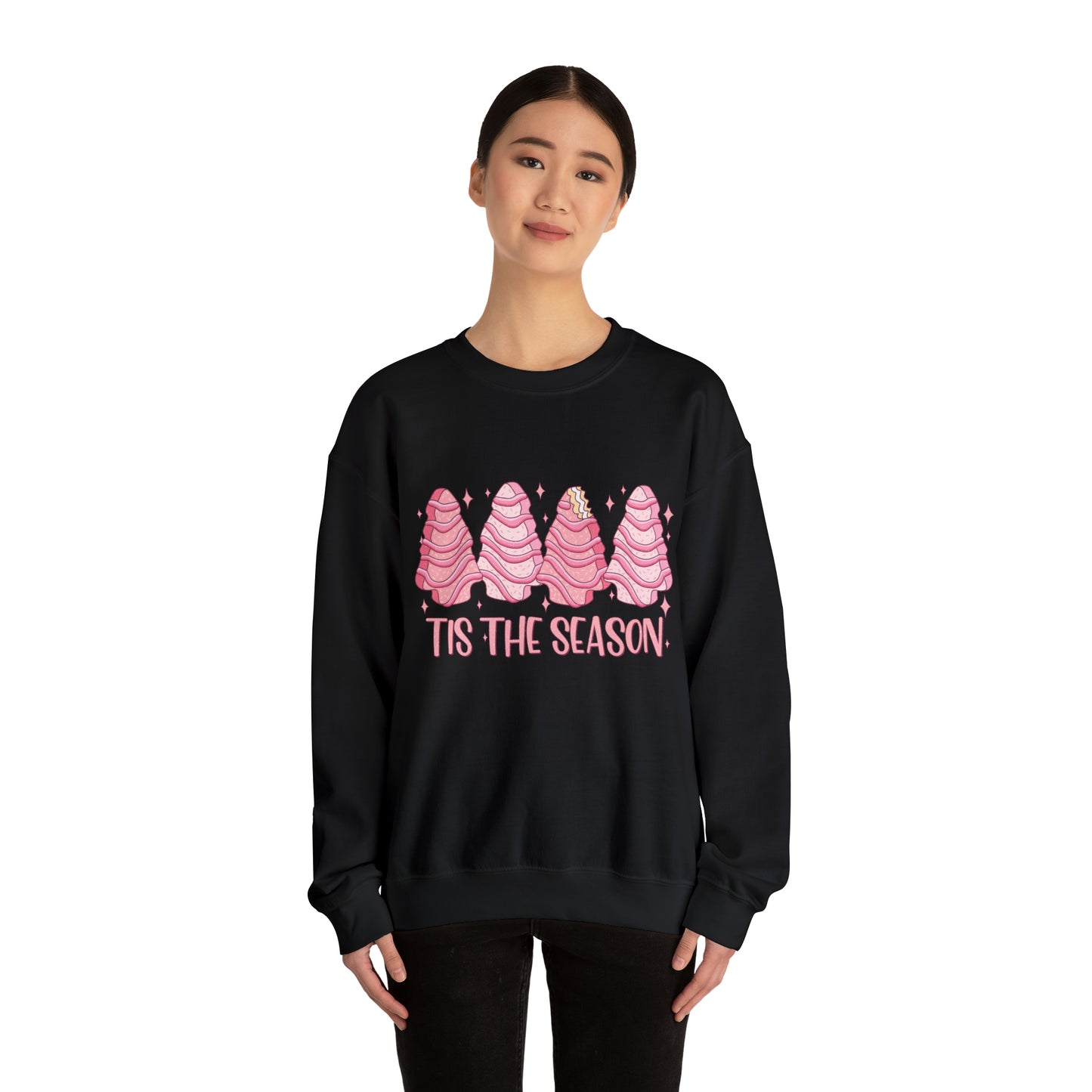 Festive Christmas Tree Cake Sweatshirt