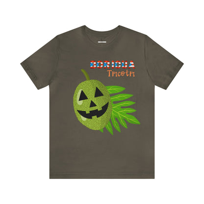 Boricua Jack-O' Lantern Short Sleeve Tee