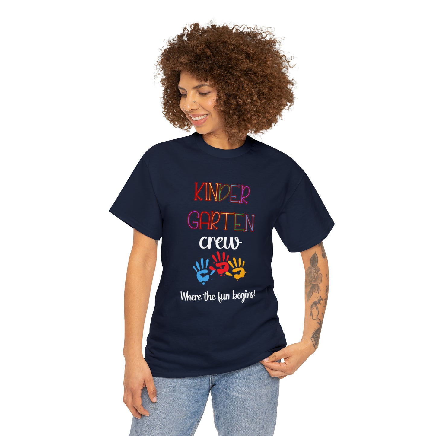 Kindergarten Crew Unisex Heavy Cotton Tee