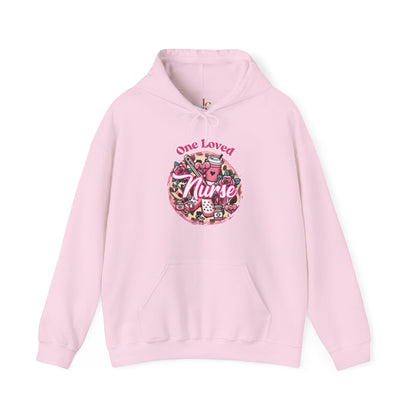 Nurse Valentine's Day Hooded Sweatshirt