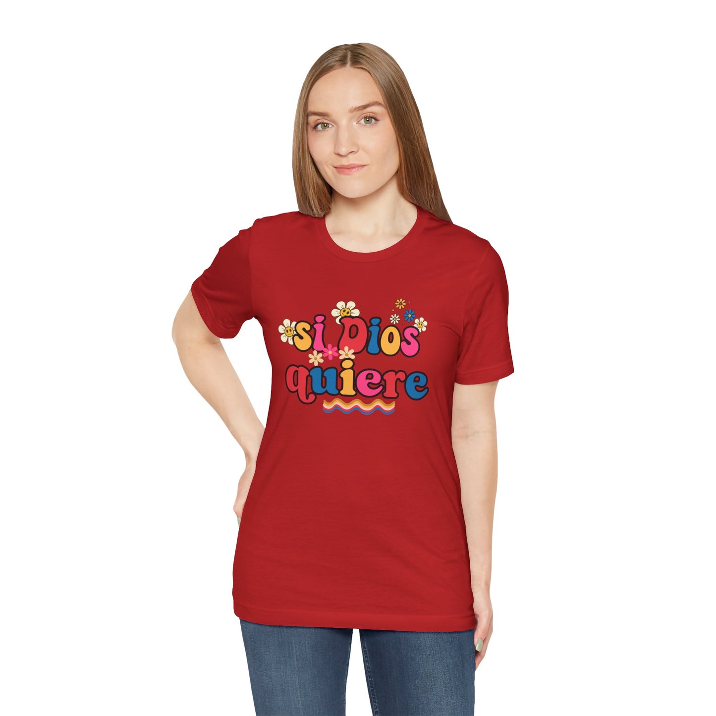 Spanish Faith T-Shirt- Si Dios Quiere