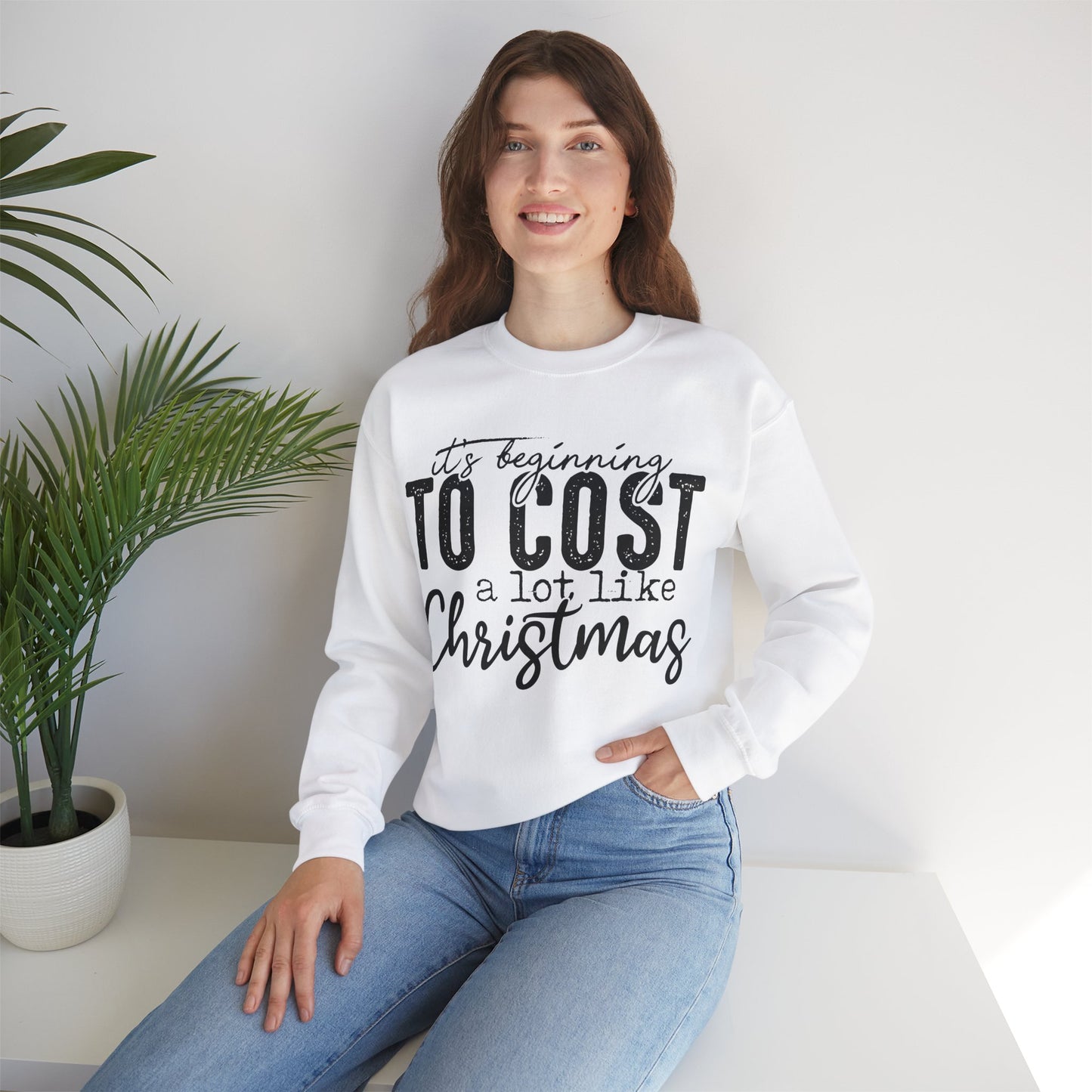 Christmas Cost Crewneck Sweatshirt