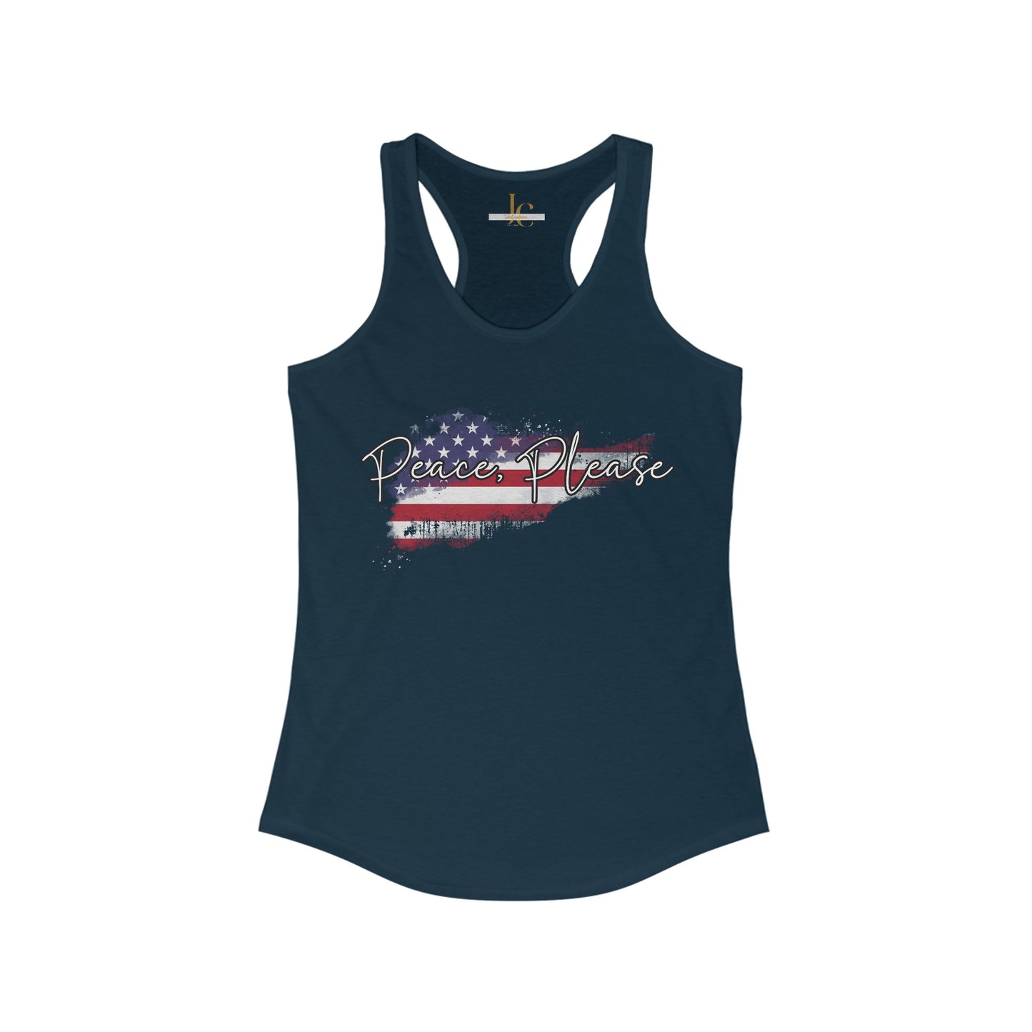 Peace, Please Women's Ideal Racerback Tank