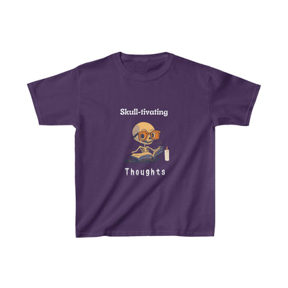 Kid Skeleton Reading Book Kids Heavy Cotton™ Tee