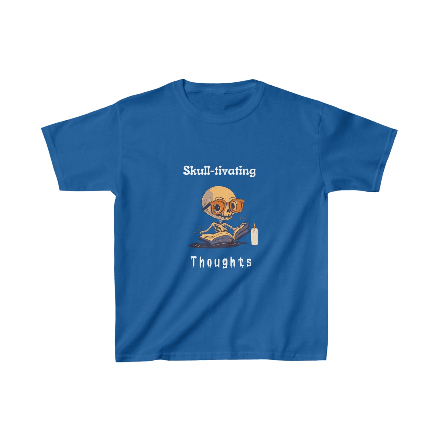 Kid Skeleton Reading Book Kids Heavy Cotton™ Tee