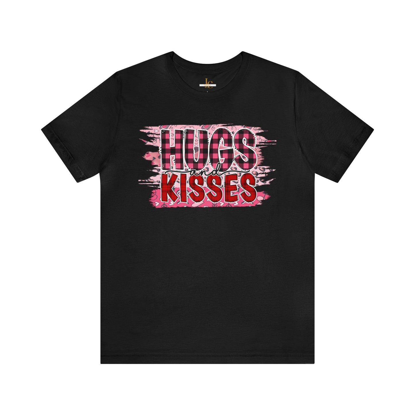 Hugs and Kisses Valentines Day Short Sleeve Tee