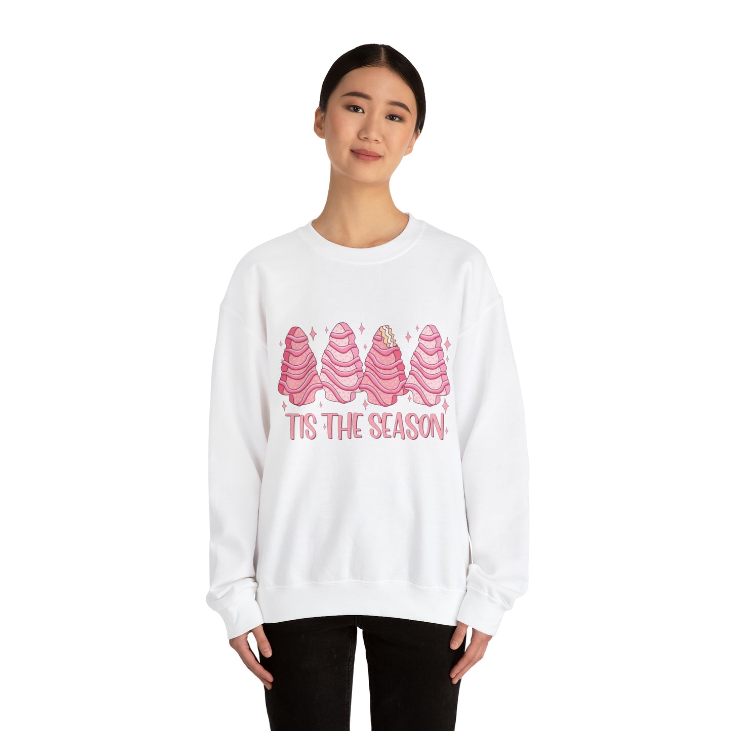 Festive Christmas Tree Cake Sweatshirt