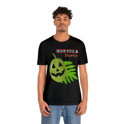 Boricua Jack-O' Lantern Short Sleeve Tee