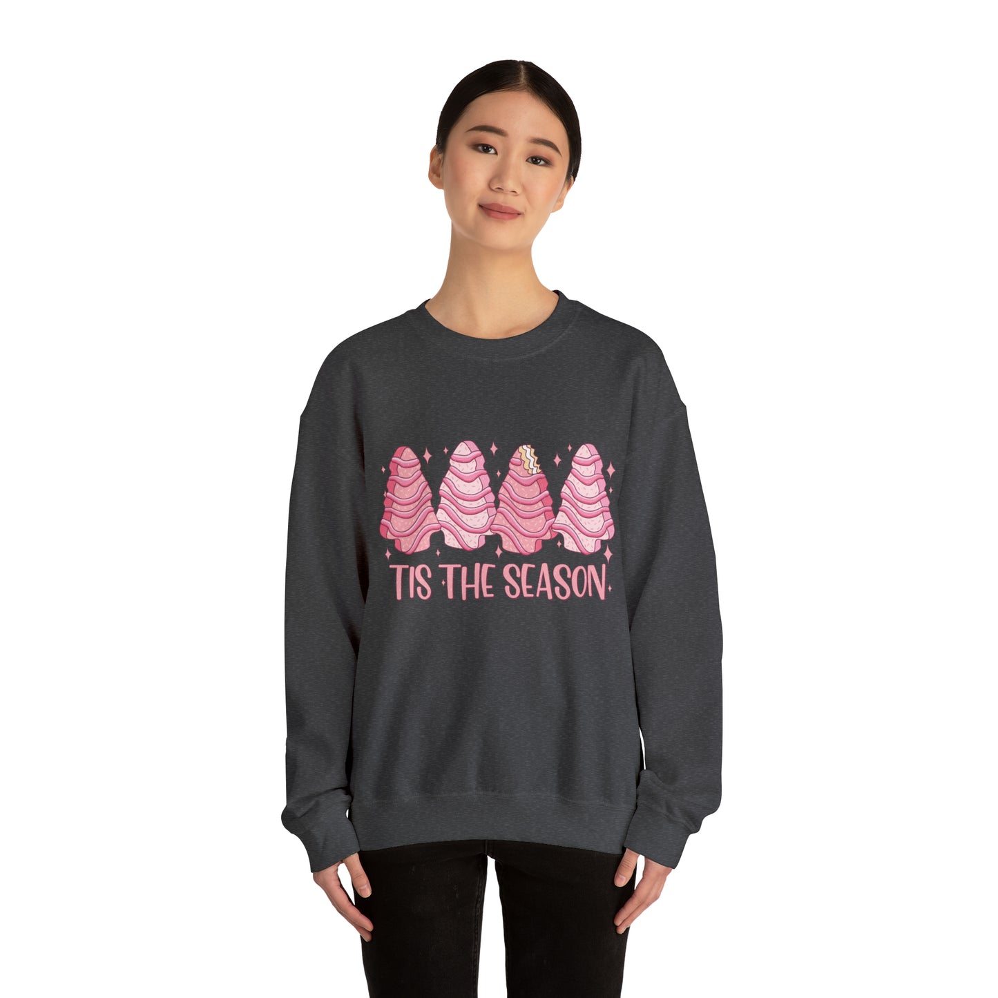 Festive Christmas Tree Cake Sweatshirt