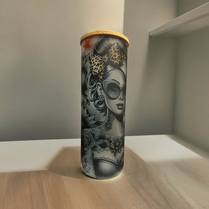 20 oz Sublimation Glass Tumbler