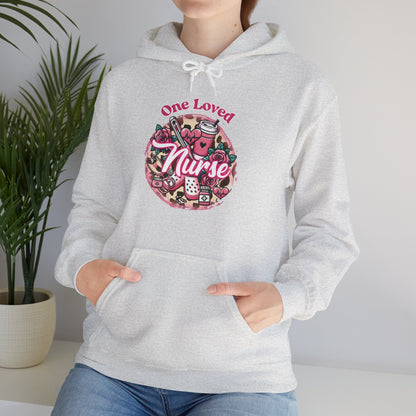 Nurse Valentine's Day Hooded Sweatshirt