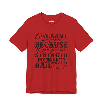 Funny Sarcastic Shirt, Funny tshirts, sarcastic tshirts, bail money funny shirts