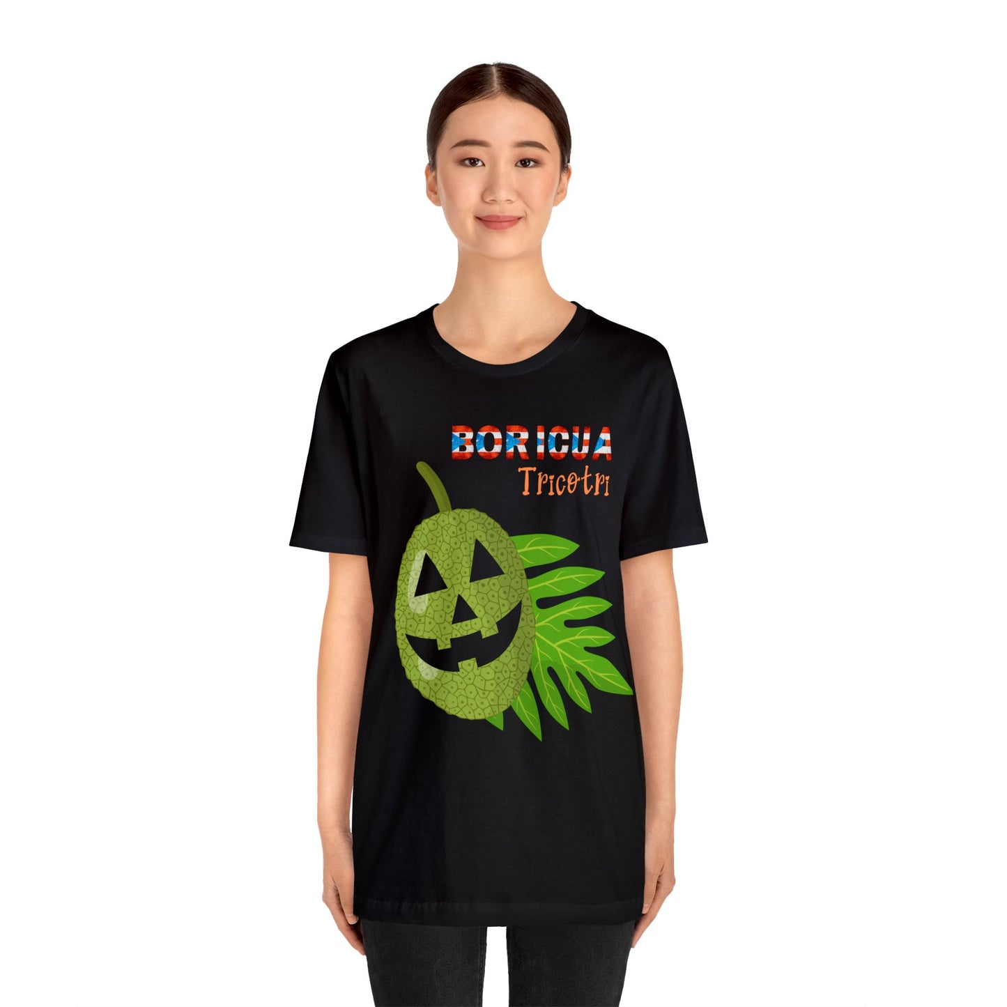 Boricua Jack-O' Lantern Short Sleeve Tee