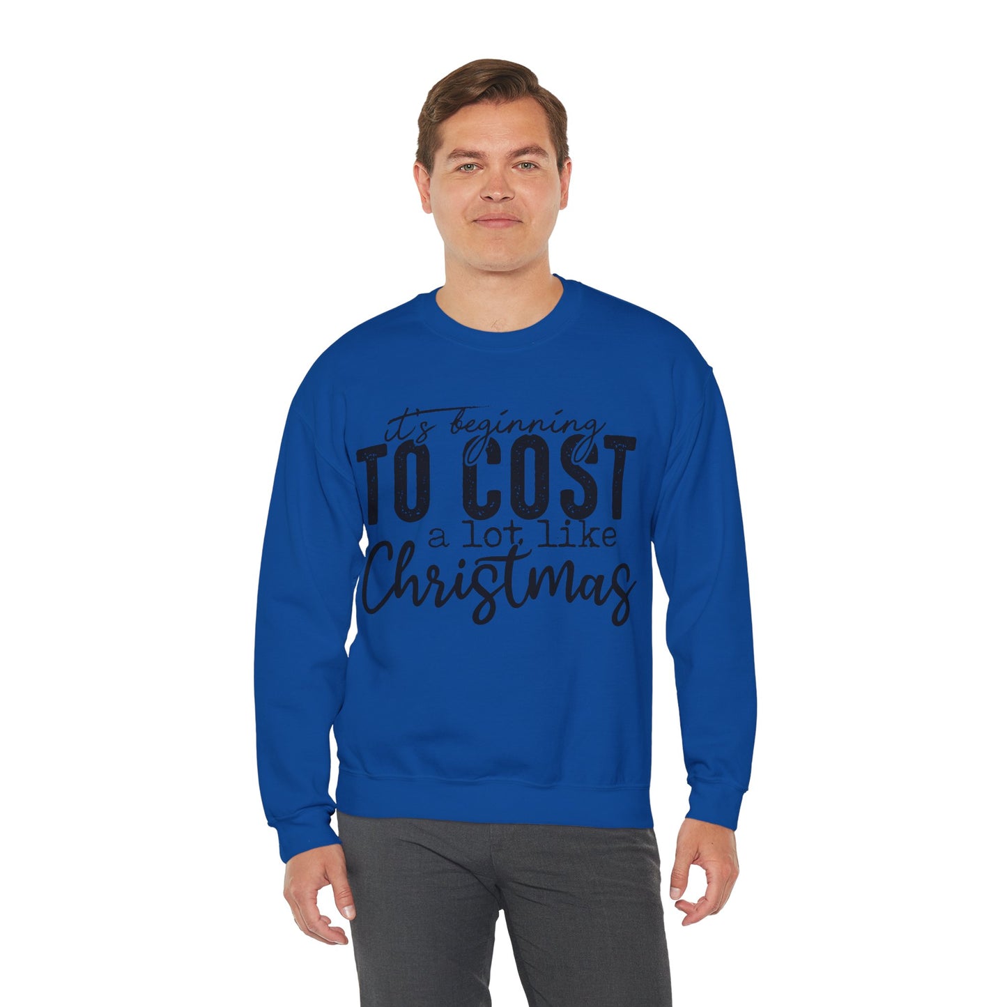 Christmas Cost Crewneck Sweatshirt