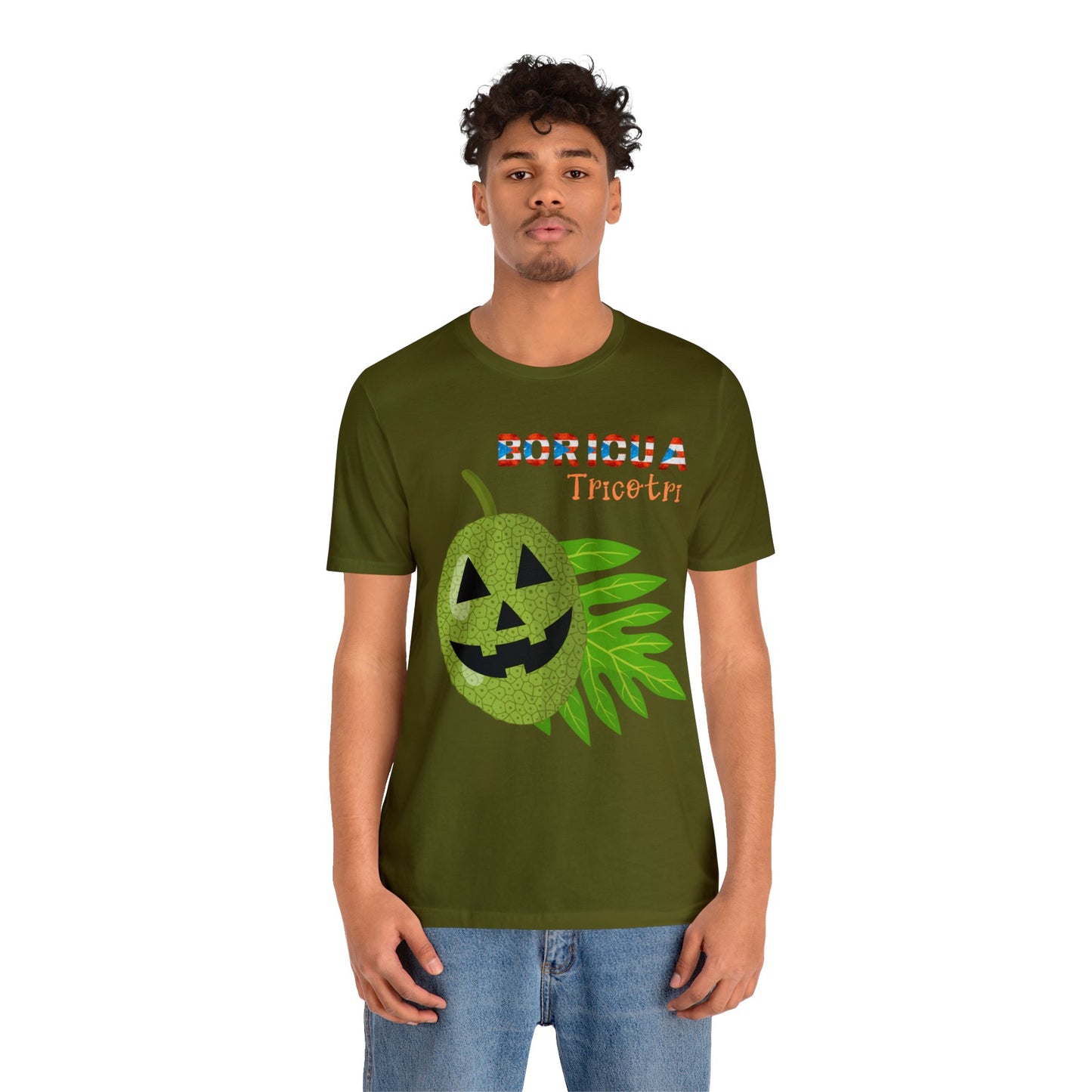 Boricua Jack-O' Lantern Short Sleeve Tee