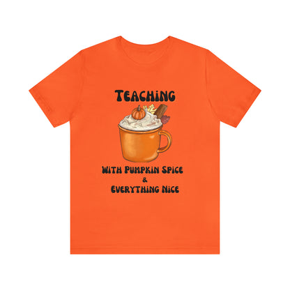 Pumpkin Spice Unisex Jersey Short Sleeve Tee