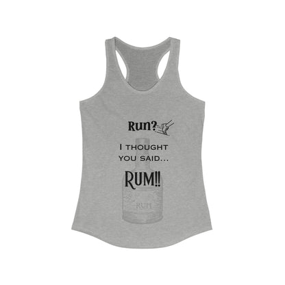 Run? Women's Ideal Racerback Tank