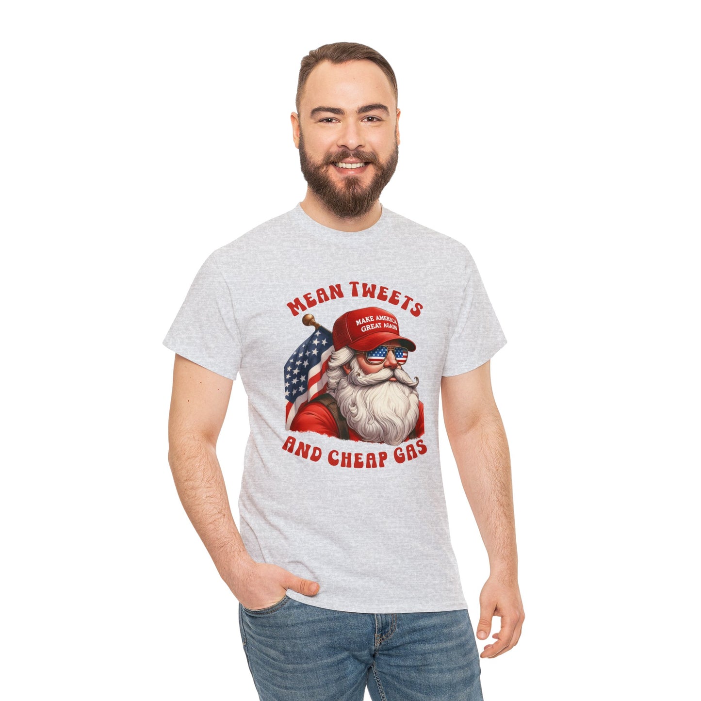 Funny Trump Mean Tweets And Cheap Gas Shirt