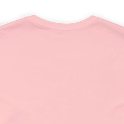 In October We Wear Pink - Breast Cancer Awareness Apparel - Gift for Survivor- Unisex Jersey Short Sleeve Tee