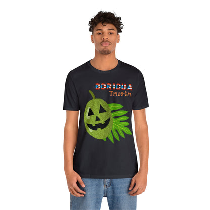 Boricua Jack-O' Lantern Short Sleeve Tee