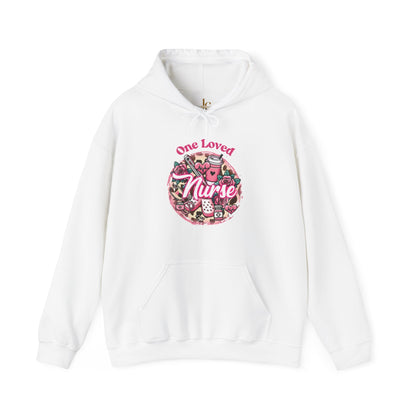 Nurse Valentine's Day Hooded Sweatshirt