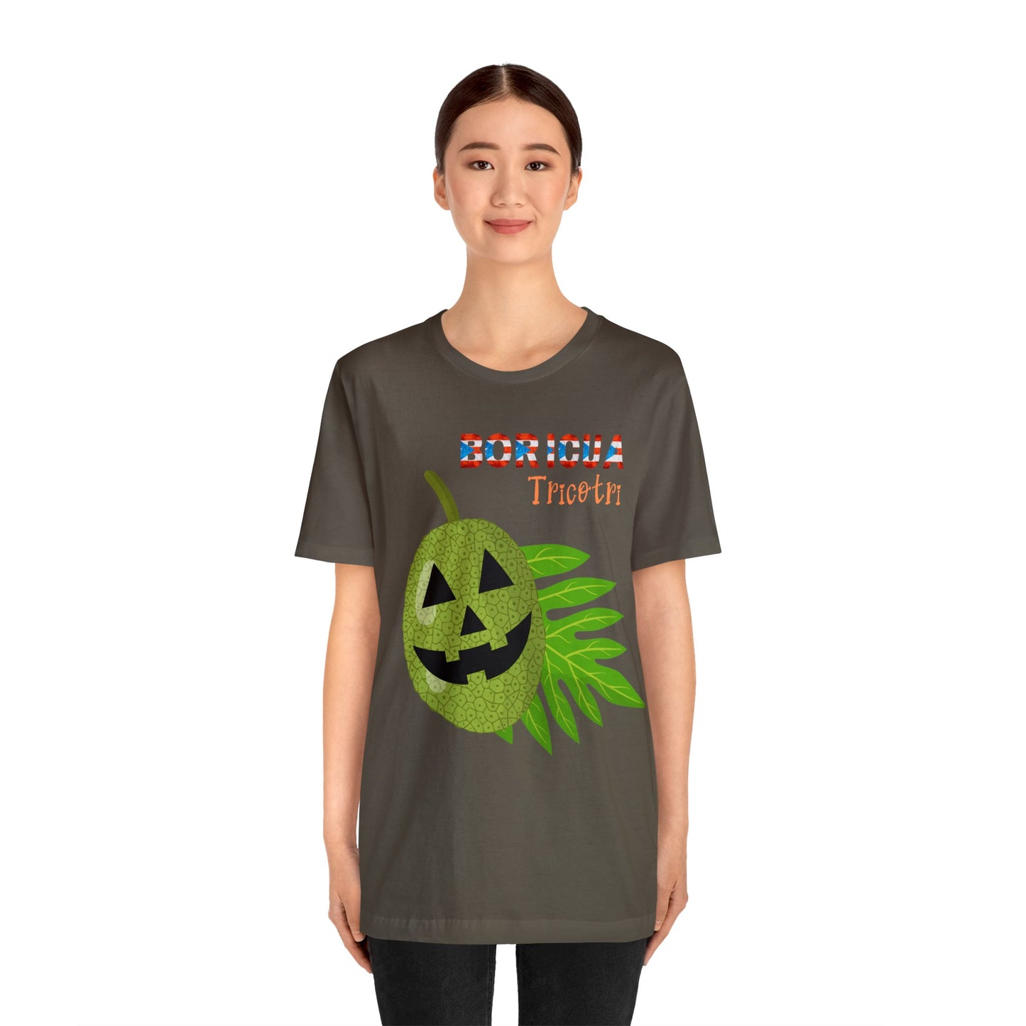 Boricua Jack-O' Lantern Short Sleeve Tee