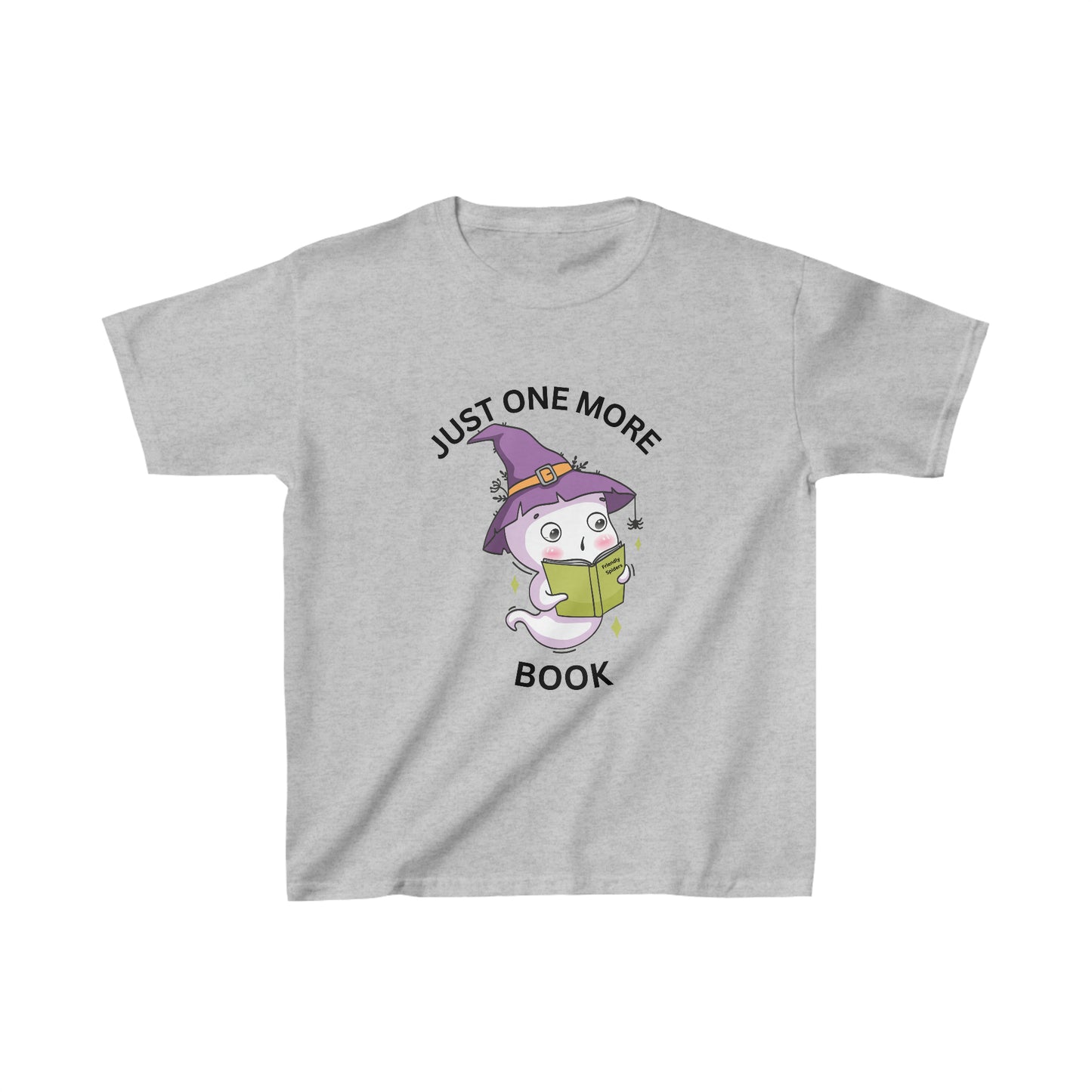 One More Booook Ghost Reading Kids Heavy Cotton™ Tee