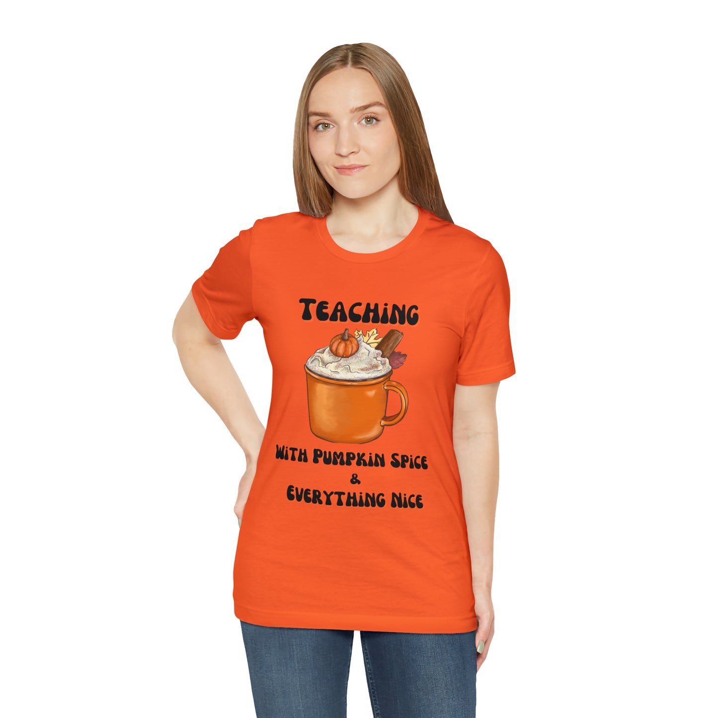 Pumpkin Spice Unisex Jersey Short Sleeve Tee