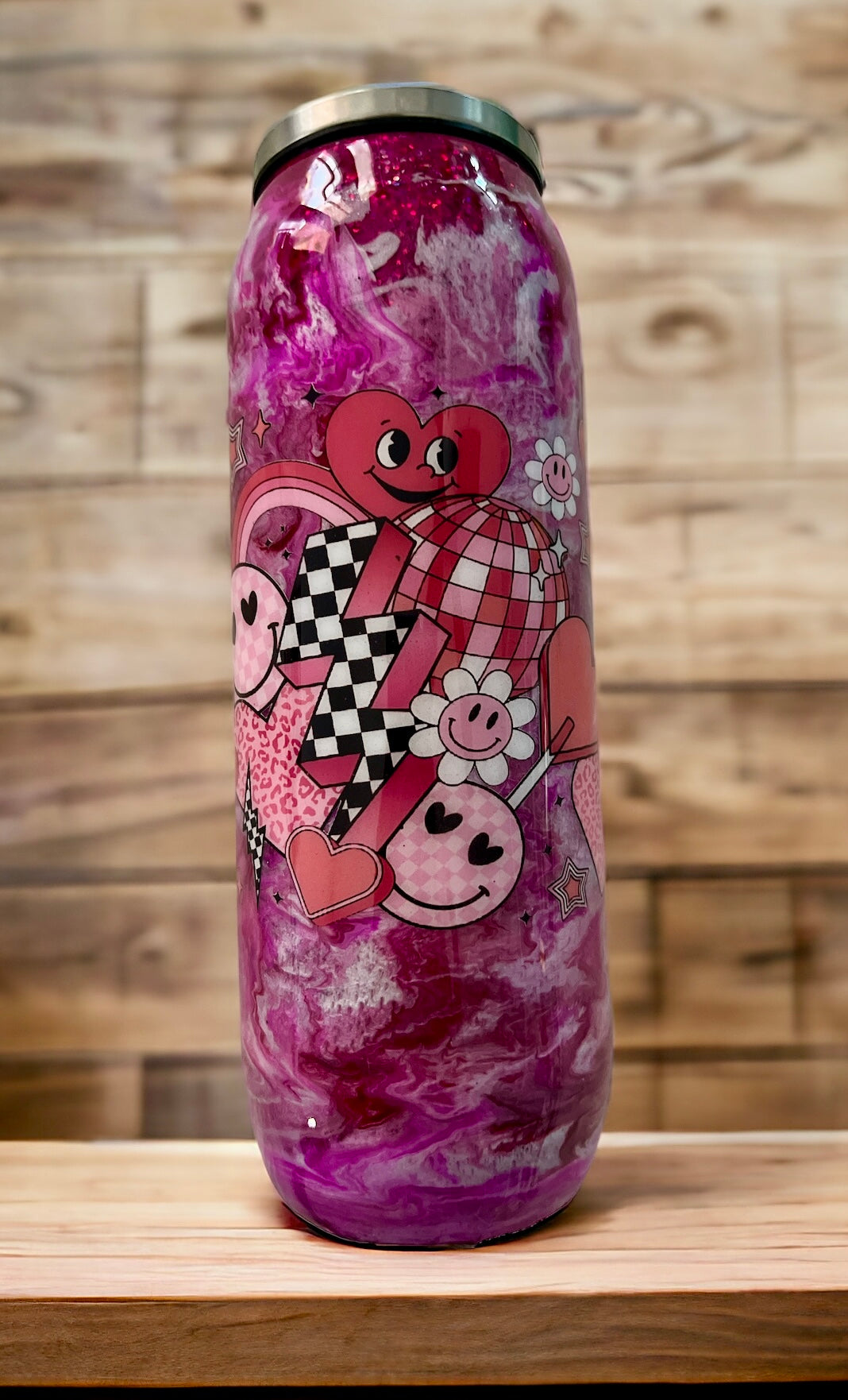 Valentines Soda Can Tumbler