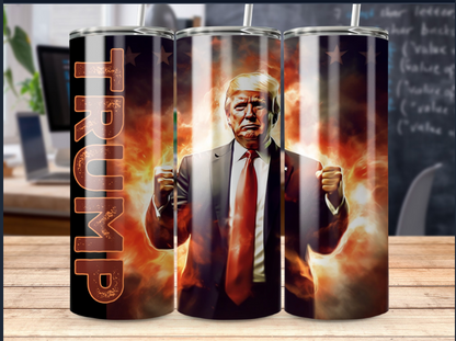 Trump Patriotic Tumbler