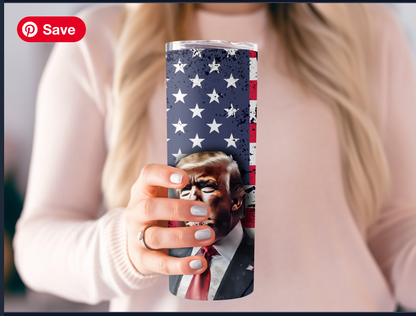 Trump Patriotic Tumbler