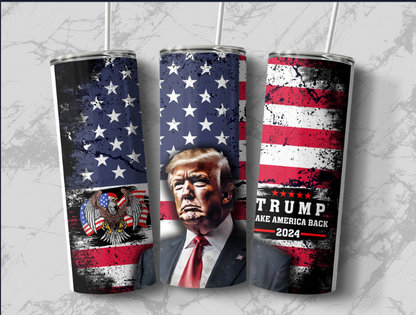 Trump Patriotic Tumbler