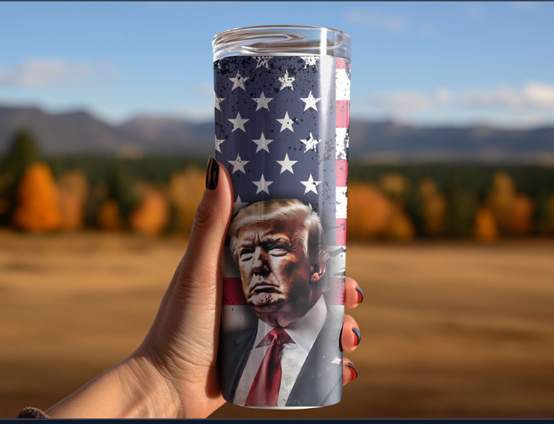 Trump Patriotic Tumbler