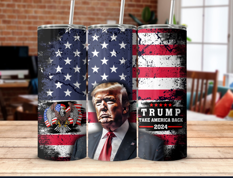 Trump Patriotic Tumbler